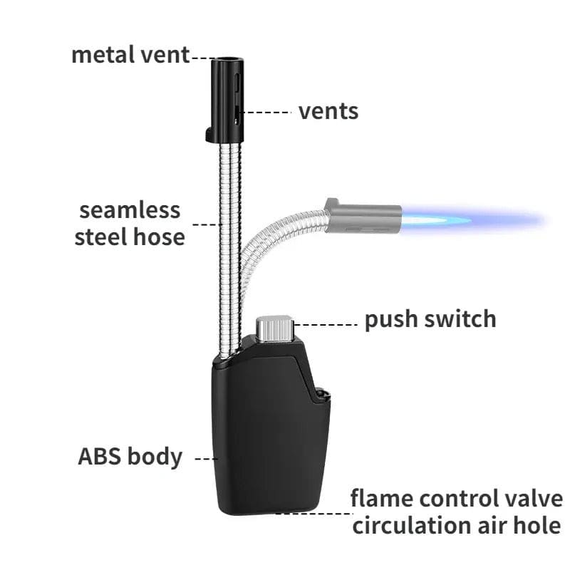 Long Flexible Neck Lighter, Unusual 360° Cigarette Cigar Torch Lighter, Portable Windproof Butane Gas Lighter, Windproof Straight Flush Spray Lighter, Folding Flexible Tube Direct Charge Lighter, Convenient Folding Candle Lighter Long Flexible Neck Lighter, Unusual 360° Cigarette Cigar Torch Lighter, Portable Windproof Butane Gas Lighter, Windproof Straight Flush Spray Lighter, Folding Flexible Tube Direct Charge Lighter, Convenient Folding Candle Lighter